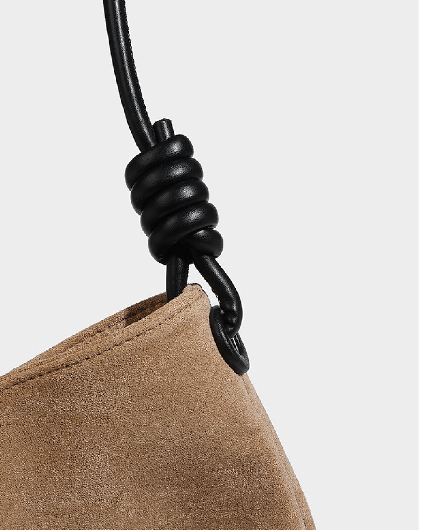 Suede Bucket Bag